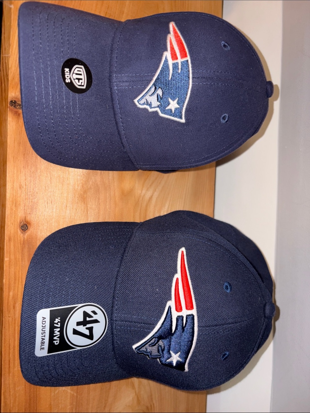 47 Brand New England Patriots Navy Cap with Red & White Logo